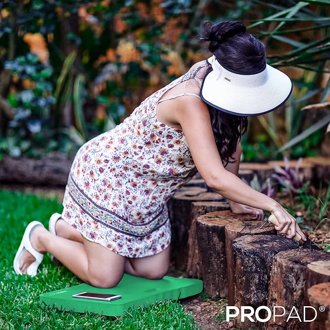 Thick Kneeling Pad, Garden Kneeler for Gardening, Bath Kneeler for Baby Bath, Kneeling Mat for Exercise & Yoga, Knee Pad for Work, Floor Foam Pad, 2X Large (XXL) 24 x 14 x 1.5 Inches, Green