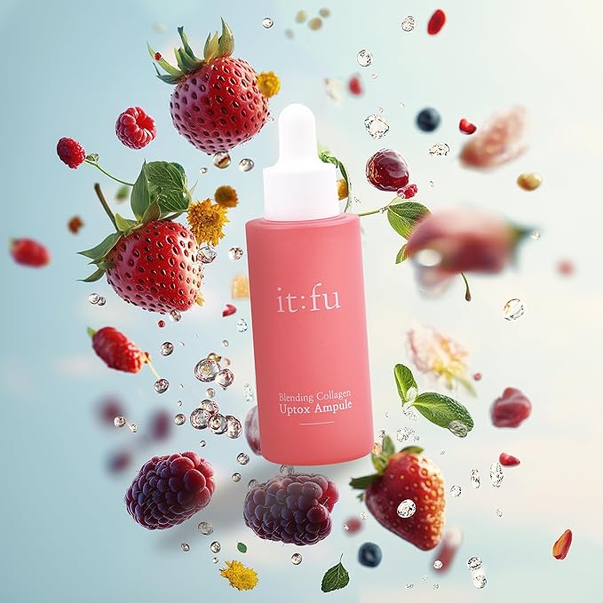 ITFU Blending Collagen UpTox Ampoule | Korean Skincare Secret, Face Serum with Salmon PDRN, Retinol & Retinal for Anti-Aging, Wrinkles, Fine Lines, Smile Lines & Lip Wrinkles, 1.01 oz / 30ml