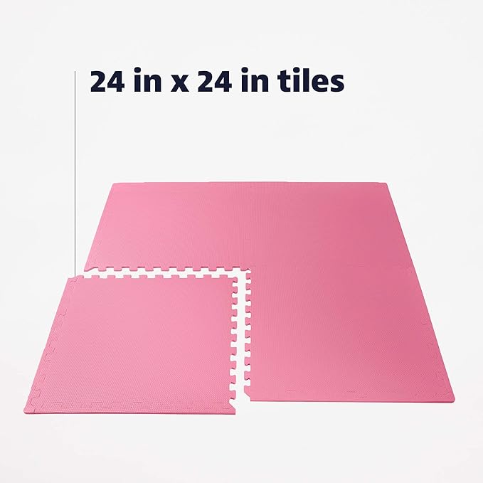 We Sell Mats – ½ Inch Thickness Multipurpose EVA Foam Floor Tiles – Interlocking Floor Mat for Indoor Gym, Playroom, and Home Use