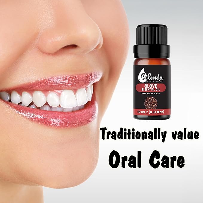 Clove Essential Oils for Diffusers for Home, Clove Oil for Teeth and Gums, Cloves Oil Aromatherapy, 100% Pure Natural, 0.34 Fl Oz (10 ml)