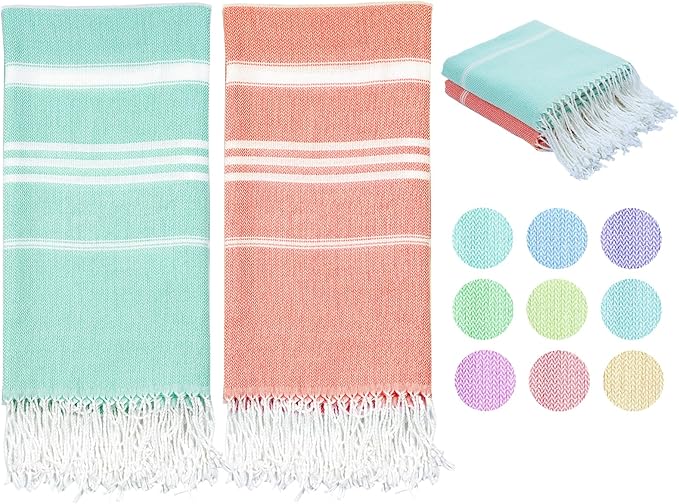 Turkish Beach Towel Quick Dry Absorbent Cotton Lightweight Thin Bathroom Bath Pool Swim Towels Extra Large Oversized Sand Free Beach Accessories Essentials Stuff Cloud Gift for Adults