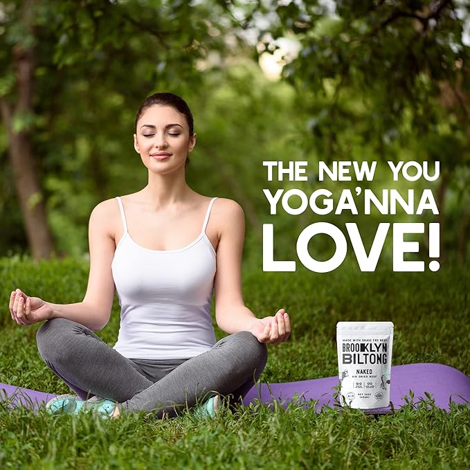 Brooklyn Biltong Beef Jerky Snack (2 oz, Pack of 5) - Grass Fed, Whole30, Zero Sugar, Paleo Friendly with No Artificial Ingredients, 32g of Protein per package, No Sugar Everyday Snack