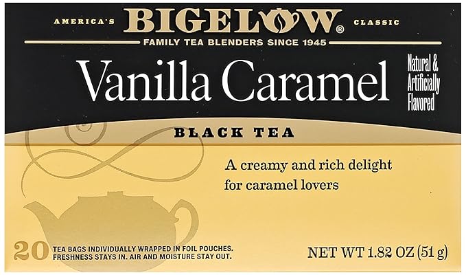 Bigelow Vanilla Caramel Black Tea (20 Teabags)