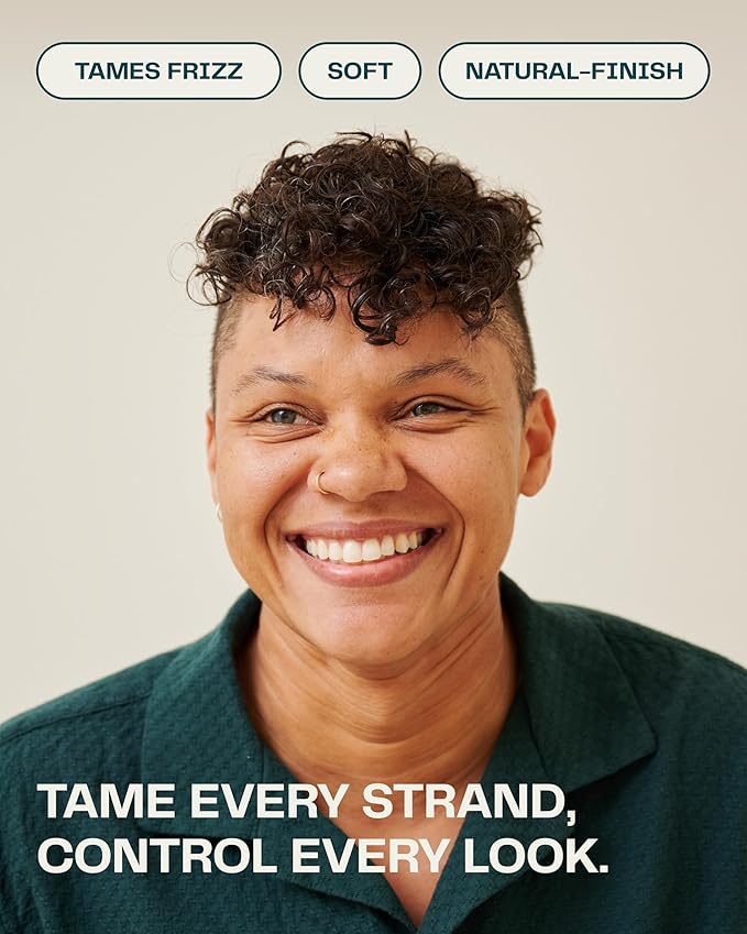 Barb Styling Cream for Women and Men - Soft Hold Hair Styling Cream for Curl Definition and Frizz Control - Lightweight, Natural Finish - Fragrance Free - 3 fl oz