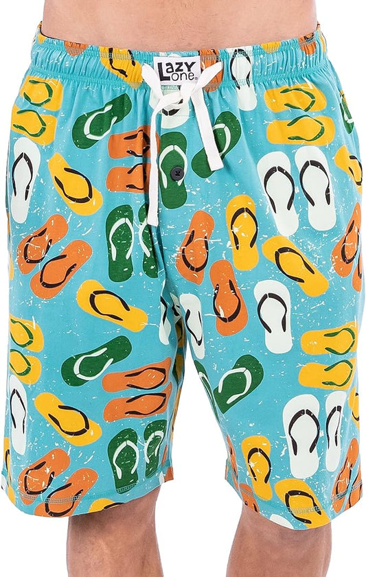 Lazy One Pajama Shorts for Men, Men's Pajama Bottoms, Sleepwear
