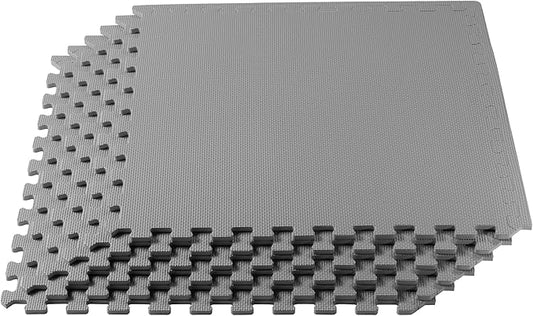 We Sell Mats – ½ Inch Thickness Multipurpose EVA Foam Floor Tiles – Interlocking Floor Mat for Indoor Gym, Playroom, and Home Use