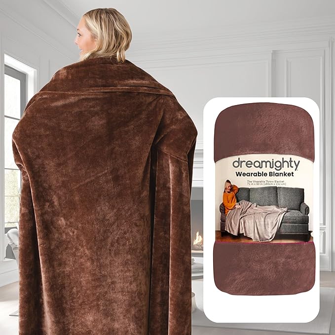 Wearable Blankets for Women, Adult Wearable Blanket Men, Top Christmas Gifts for Women, Wife Birthday Gift Ideas