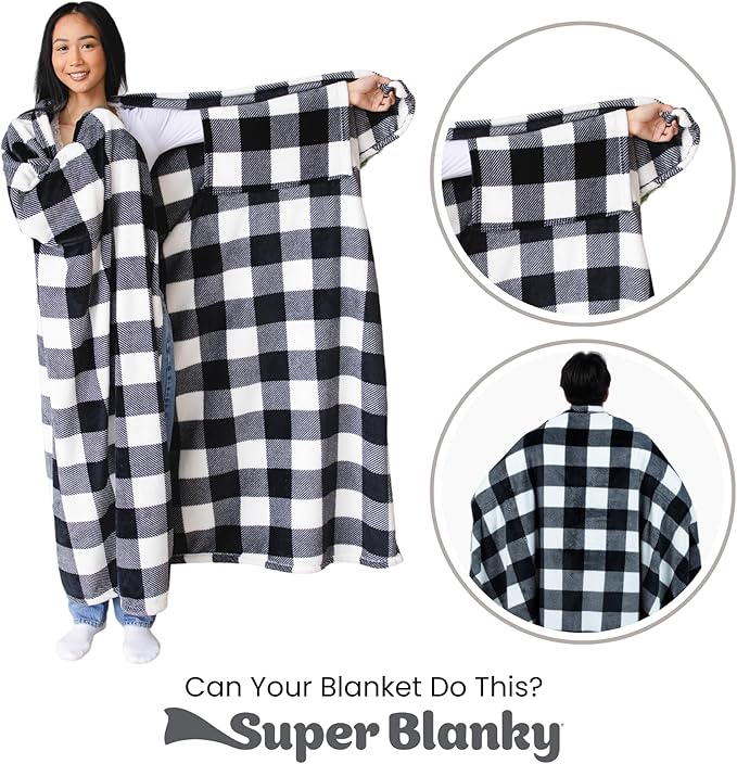 Wearable Blankets for Women, Adult Wearable Blanket Men, Top Christmas Gifts for Women, Wife Birthday Gift Ideas