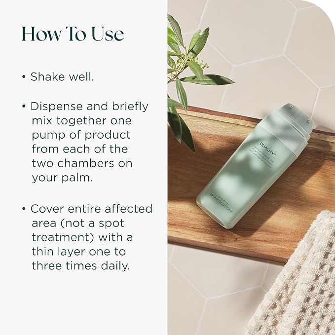 Duality - Benzoyl Peroxide 10% Acne Treatment Cream & Anti-Aging Retinol - Reduce the Appearance of Acne, Blemishes, Fine Lines, Wrinkles - Cruelty Free - Made in the USA - 1 oz