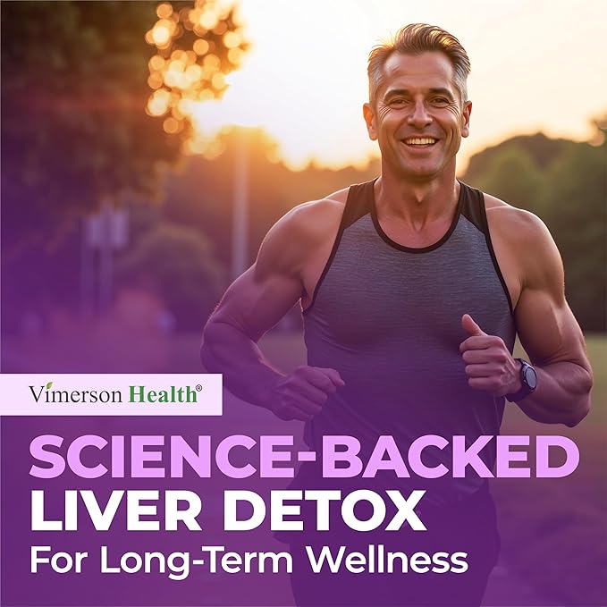 Vegan Milk Thistle Liver Detox – Dandelion Root Supplement with Artichoke Extract for Liver Cleanse Detox & Repair, Enzyme Support, Energy & Healthy Digestion – Herbal Support Supplement – 60 Capsules