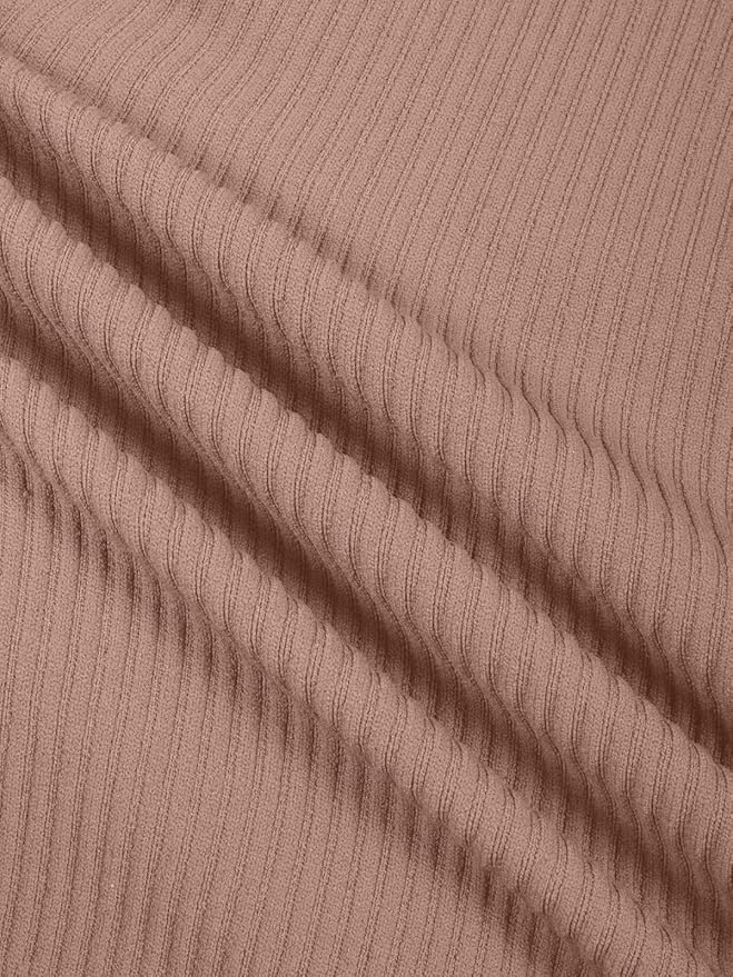 LASLULU Womens Sexy Square Neck Crop Top Ribbed Seamless Long Sleeve Workout Tops Halter Neck Athletic Yoga