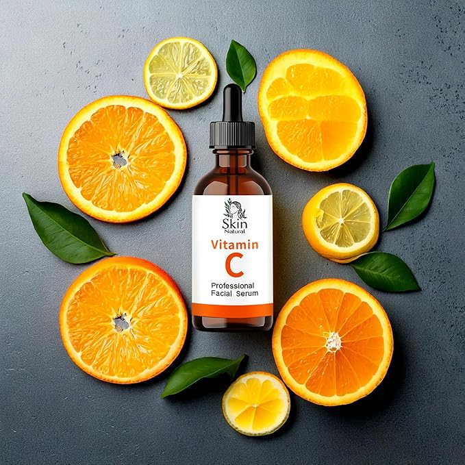 Vitamin C Serum for Face with Hyaluronic Acid & Vit E - Brightening Vitamin C Face Serum for Dark Spots & Anti Aging Facial Care - Natural Facial Serums for All Skin Types - 2 fl. oz