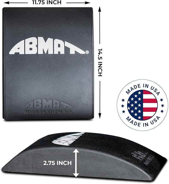 ABMAT Sit Up Mat- Premium Foam Abmat - The Original Abdominal and Core Trainer Mat for Full Range of Motion Sit ups, Crunches and Ab Workouts