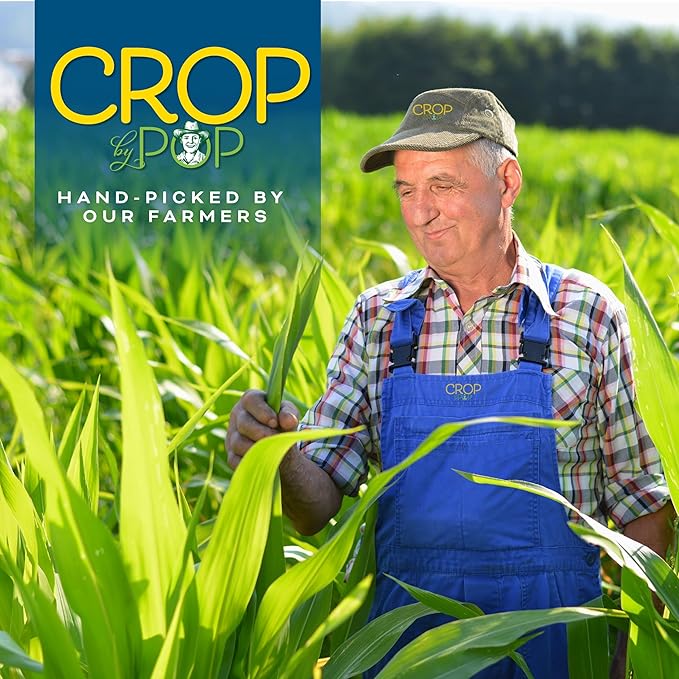 CROP BY POP - Organic Raw Brazil Nuts (16 Oz - 1 LB) Packed Fresh in Resealable Bag - USDA Organic, Non GMO - Naturally Grown, Vegan, Kosher