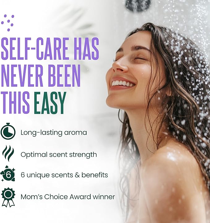 Cleverfy Shower Steamers Aromatherapy – Stocking Stuffers for Women, Teens and Wife – Christmas Gifts for Women and Teen Girls – White Elephant Gifts for Adults – 6 Tablets