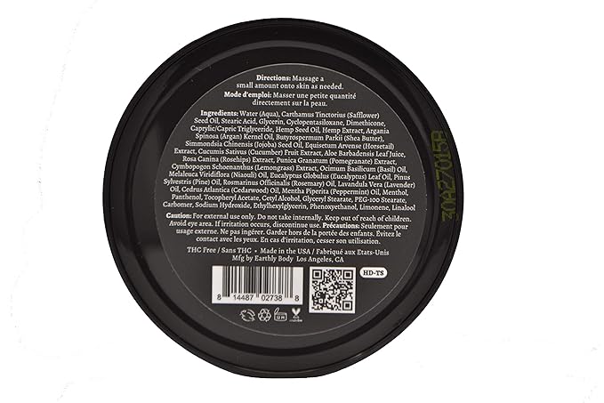 Premium Hemp Daily Triple Intensive Cream - Muscle, Knee, Joint, Back, Neck and Shoulder Topical Rub - Organic | 1.7 Ounces (Original Mint, Pack of 2)