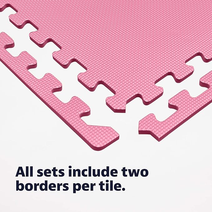 We Sell Mats – ½ Inch Thickness Multipurpose EVA Foam Floor Tiles – Interlocking Floor Mat for Indoor Gym, Playroom, and Home Use