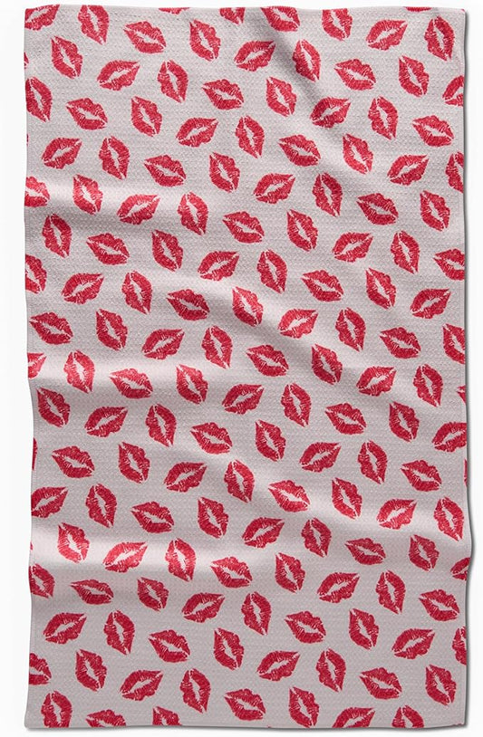 GEOMETRY Kitchen Towels - Quick Dry Microfiber Cloth Dish Towels for Kitchen Drying - Premium Quick Dry Towel Valentines Gifts for Mom - Crush