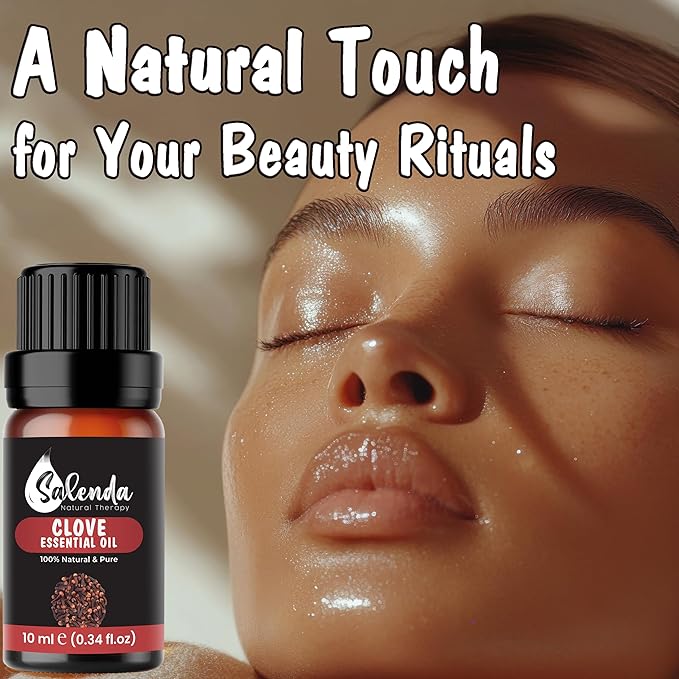 Clove Essential Oils for Diffusers for Home, Clove Oil for Teeth and Gums, Cloves Oil Aromatherapy, 100% Pure Natural, 0.34 Fl Oz (10 ml)