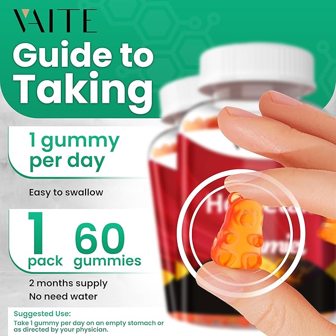 Horsetail Herb Hair Growth Gummies – Silica & Antioxidant Supplement with Horsetail Extract for Stronger Hair, Skin & Nails, Non-GMO, Gluten-Free – Cola de Caballo Hierba – 60 Vegan Chewables