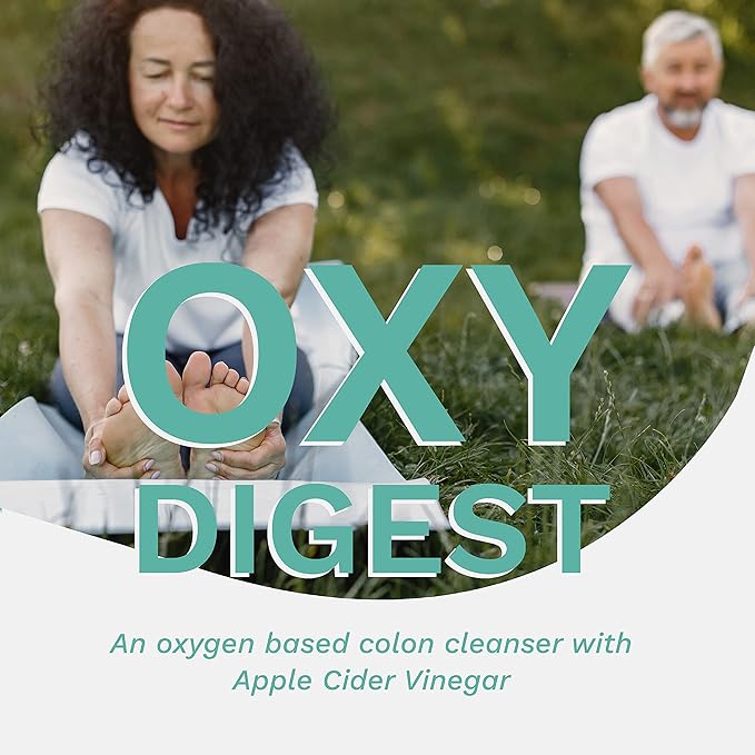Herbtonics Oxygen Based Colon Cleanse and Detox Digestive System Formula | with Apple Cider Vinegar | Colon Cleanser Pills for Adults | 90 Gluten Free Vegan Capsules