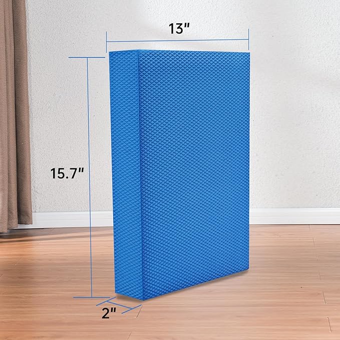 Balance Foam Mat for Physical Therapy Equipment & Strength Stability Training, Slip Resistant Foam Mat for Yoga, Pilates, Meditation