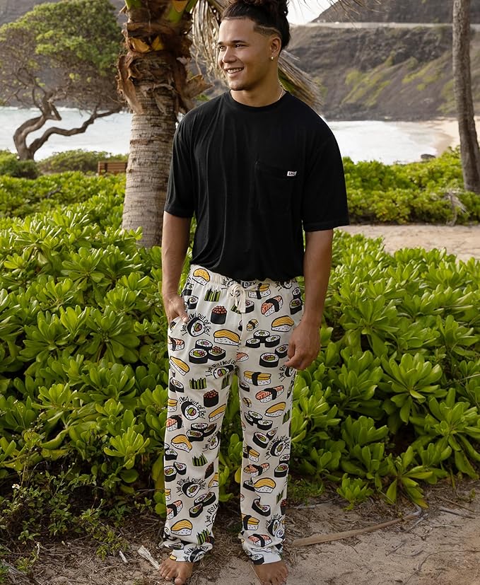 Lazy One Funny Ocean Pajama Pants For Men, Men's Separate Bottoms, Lounge Pants, Fishing PJs