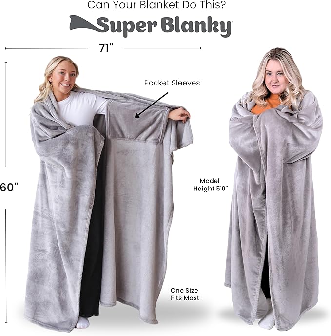 Wearable Blankets for Women, Adult Wearable Blanket Men, Top Christmas Gifts for Women, Wife Birthday Gift Ideas