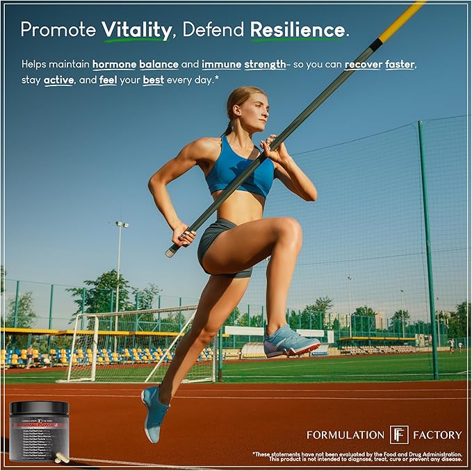 Formulation Factory Primal Power 10-in-1 Grass-Fed Organ Supplement with Beef Liver, Heart, Marrow, Testicle, Kidney, Supports Vitality, Hormones, Energy, Immunity (4 Month Supply, 240 Capsules)