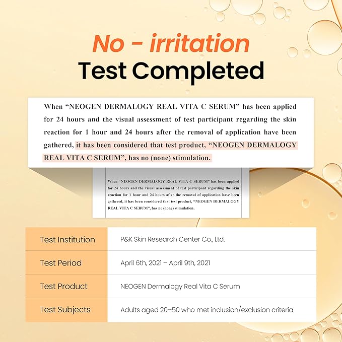DERMALOGY by NEOGEN Real Vita C Serum, Hydrating Vitalizing Facial Serum with 22% Vitamin C, Even Skin Tone, Dark Spot Serum, Korean Skin Care (32g/ 1.12 oz)