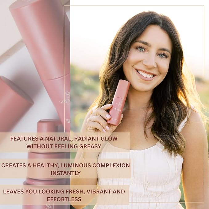 Solserum Mineral Sunscreen SPF 40—Dermatologist-Formulated Facial SPF Serum with Non-Nano Zinc Oxide, Niacinamide & Antioxidants—Lightweight, Tint to Sheer Application, No White Cast, Dewy Finish