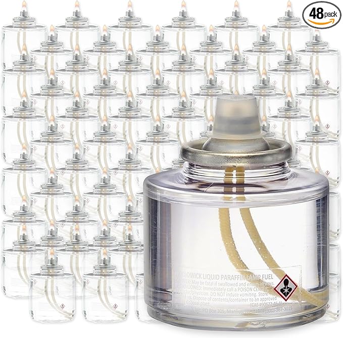 Hollowick 17 Hour Disposable Liquid Candle - HD17 (48/case) - NOT for Home Consumer USE