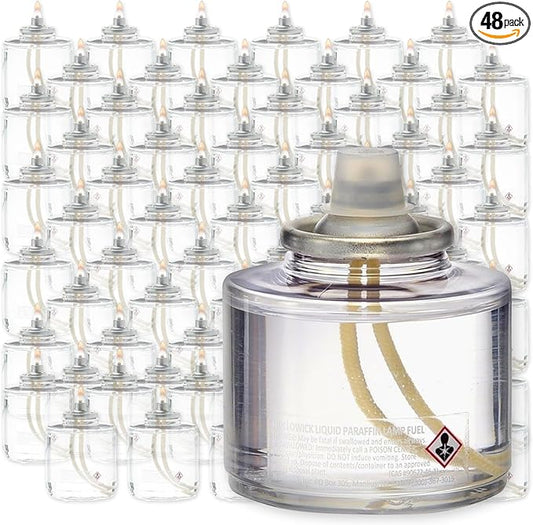 Hollowick 30 Hour Disposable Liquid Candle (48/case) (HD30) - NOT for Home Consumer USE
