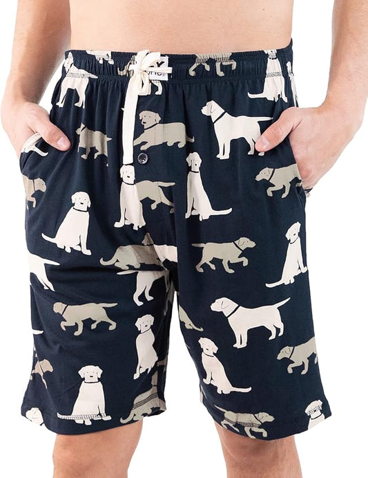 Lazy One Pajama Shorts for Men, Men's Pajama Bottoms, Sleepwear
