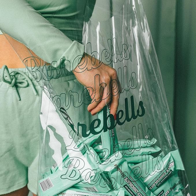 Barebells Soft Protein Bars Minty Chocolate - 24 Bars (2 Packs of 12) -16g High Protein Treats - Chocolate Nutrition Bar with 1g Total Sugars - On The Go Breakfast or Post-Workout Snack