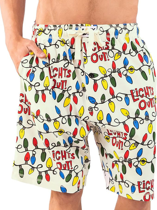 Lazy One Pajama Shorts for Men, Men's Pajama Bottoms, Sleepwear