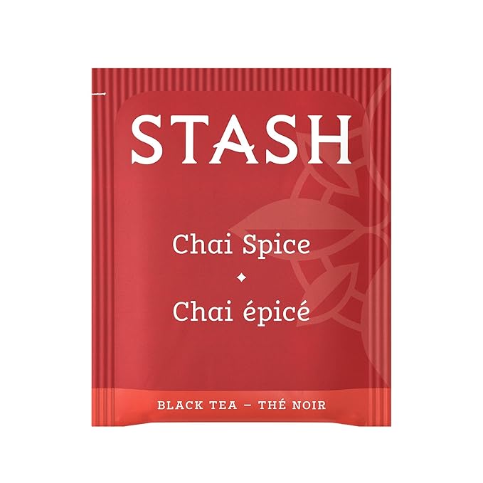 Stash Tea Chai Spice Black Tea, Box of 100 Tea Bags