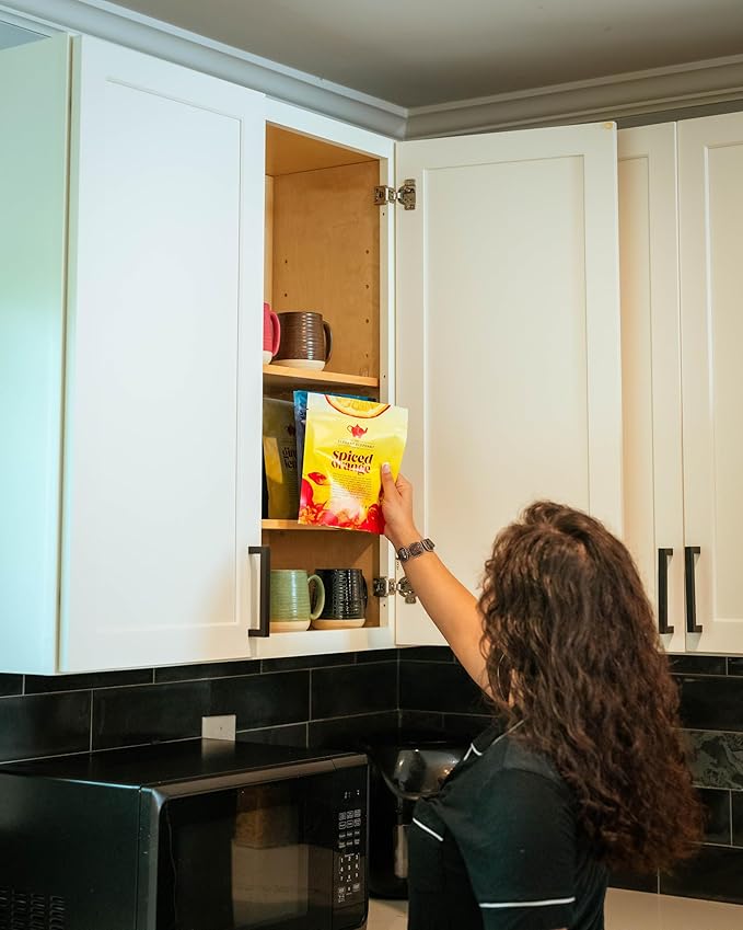 Spiced Orange Tea, Loose Leaf Herbal Tea – Sweet, Spicy, Caffeine-Free – Orange, Apple & Cinnamon Spice – Drink Hot or Iced – 4 oz Resealable Bag (Makes 50 Cups) – The Elegant Elephant