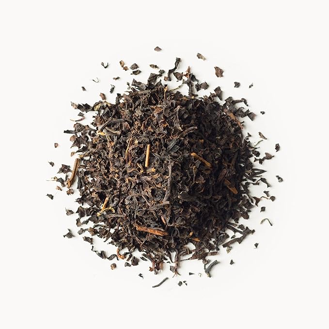 Rishi Tea English Breakfast Tea - Organic Loose Leaf Pure Black Tea, Energizing & Caffeinated, Ideal for Hot or Iced Tea - 4 Ounces, 11+ Servings