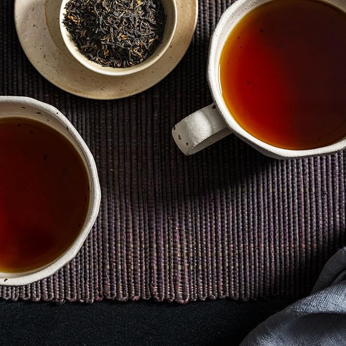 Rishi Tea China Breakfast Black Loose Leaf Tea - Organic, Robust & Caffeinated, Enjoy Hot or Iced - 4 Ounces, 12+ Servings