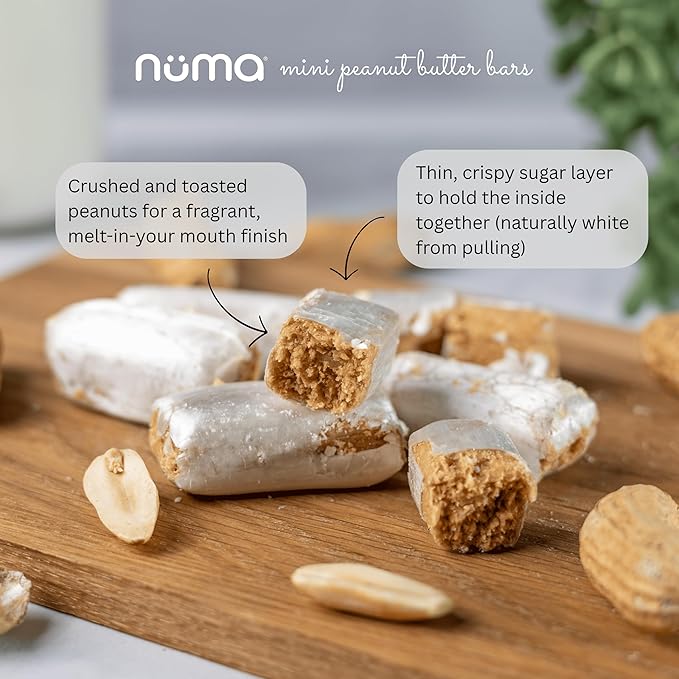 Mini Peanut Butter Bars Variety Pack – Vegan, High Protein, Low Sugar, Low Calorie, All Natural, Gluten Free – Crunchy Plant Based Snack – 4 Bags with 8 Individually Wrapped Pieces