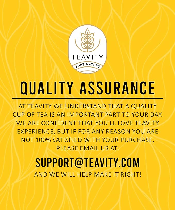 Organic Chai Black Tea Pods for Keurig Naturally Caffeinated by Teavity (36 Tea Pods)