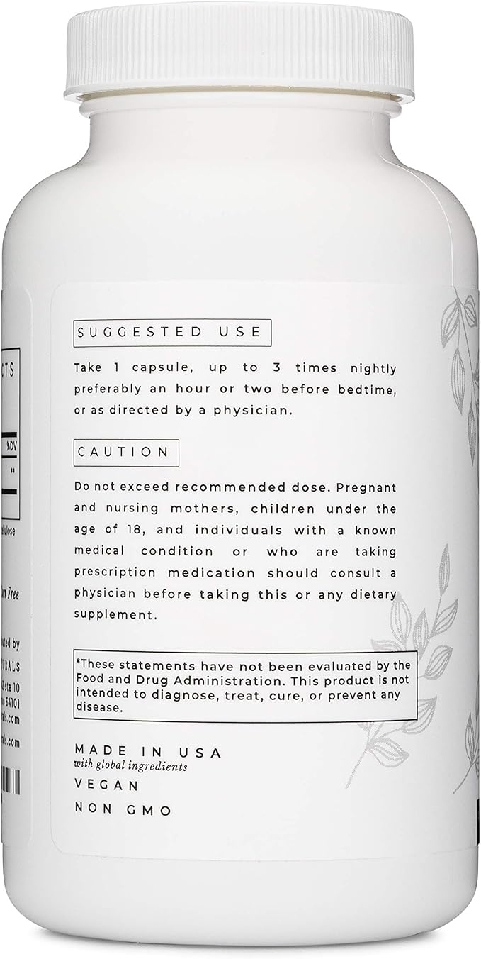 Lifted Naturals Micro Melatonin Family Size - Melatonin for Fast & Better Sleep, Easy to Swallow 220 Vegetable Capsules with Low Dose Melatonin, Non-GMO, Fast Dissolve Melatonin 100 mcg