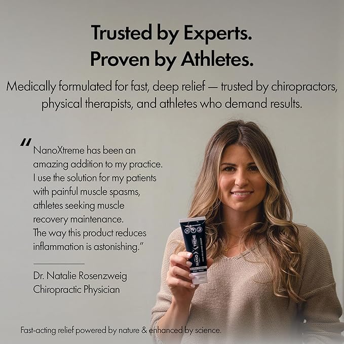 Pain Relief Cream – Fast-Acting Topical for Muscle, Joint & Nerve Deep-Absorbing, Long-Lasting Formula with Natural Ingredients – Cooling Sensation – 3.3oz Tube – Made in USA