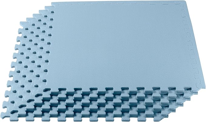 We Sell Mats – ½ Inch Thickness Multipurpose EVA Foam Floor Tiles – Interlocking Floor Mat for Indoor Gym, Playroom, and Home Use