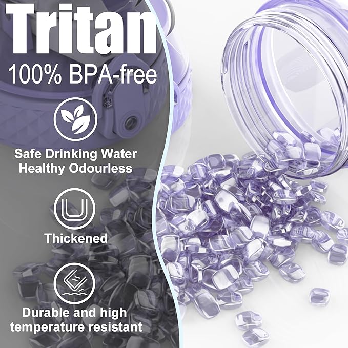 GOPPUS Clear Water Bottle With Straw 32oz Clear Sports Water Bottles Motivational with Time Marker Tritan BPA Free Clea Plastic Water Bottle Wide Mouth for Gym Travel Home School Office