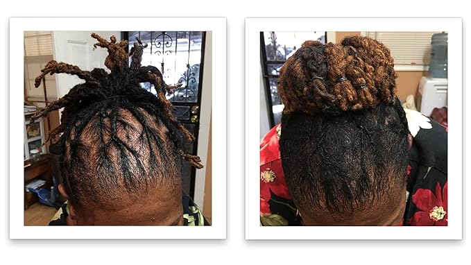 Hair Powder For Thinning Hair. Makes Thin Hair Look 10X Fuller, Covers Bald Spot Instantly. All-Natural Hair Building Fiber. Trial Size (10-Day Supply). Black