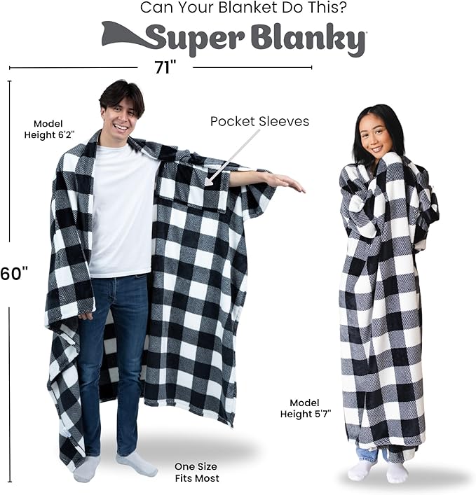 Wearable Blankets for Women, Adult Wearable Blanket Men, Top Christmas Gifts for Women, Wife Birthday Gift Ideas