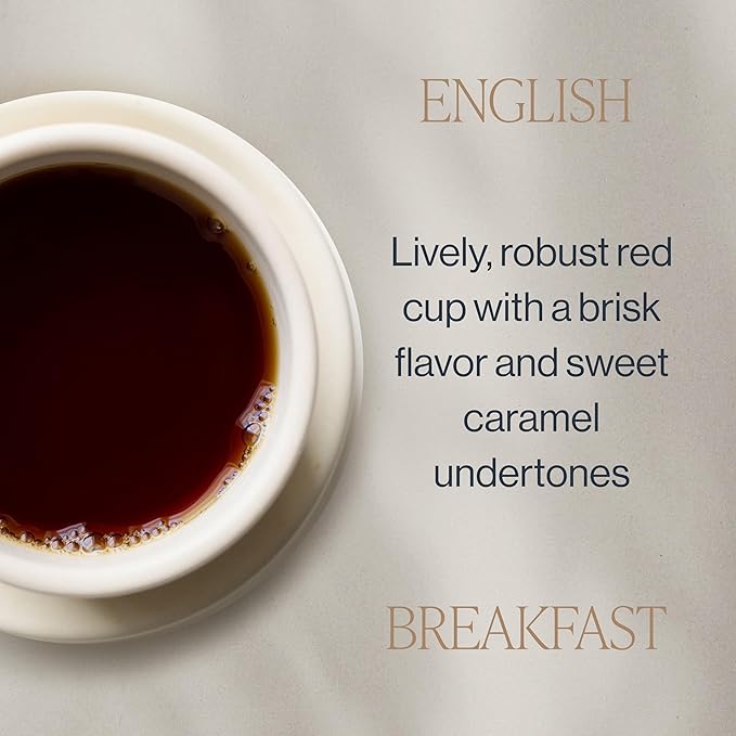 Rishi Tea English Breakfast Tea - Organic Loose Leaf Pure Black Tea, Energizing & Caffeinated, Ideal for Hot or Iced Tea - 4 Ounces, 11+ Servings