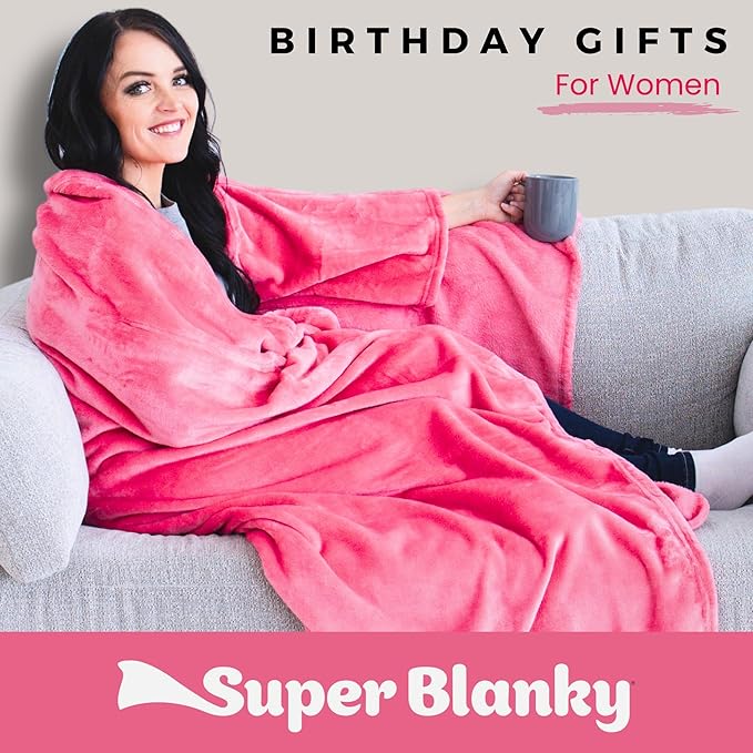Wearable Blankets for Women, Adult Wearable Blanket Men, Top Christmas Gifts for Women, Wife Birthday Gift Ideas